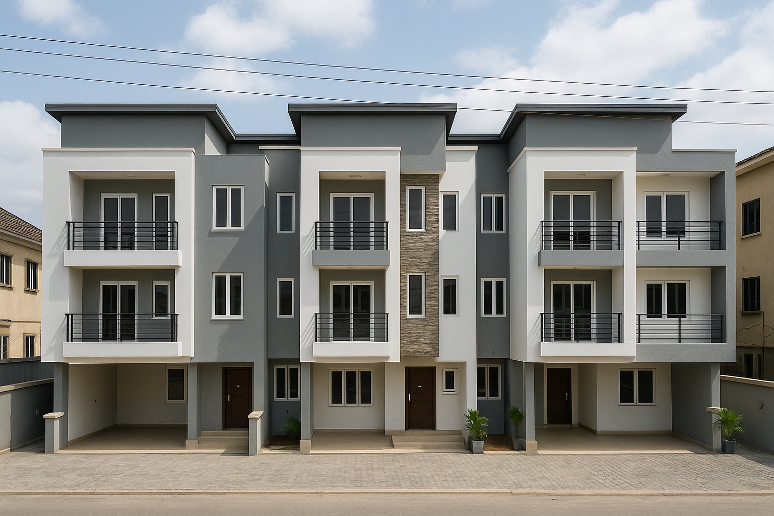 20250919 1547 Lagos Semi Detached Apartments simple compose 01k5h715d5etkvq7escaw6b09d